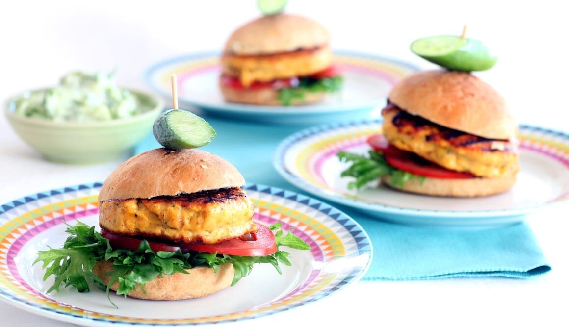 Norwegian Salmon Sliders with Tzatziki
