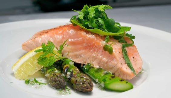 Foil Baked Norwegian Salmon with Roasted Asparagus