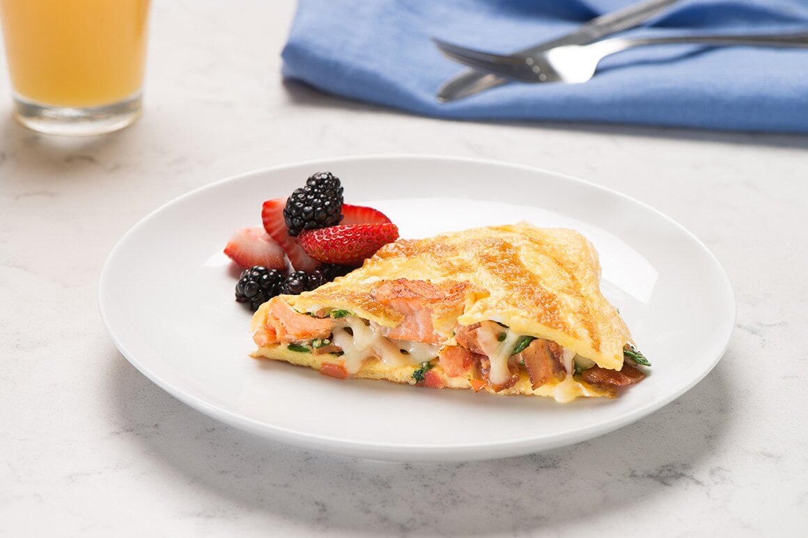 Norwegian Steelhead Trout Omelet