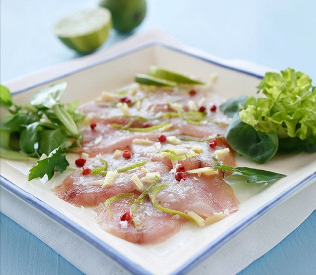 Lime-marinated mackerel