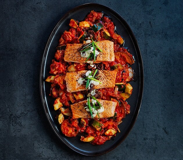 Pan-Fried Norwegian Salmon with Parmesan 