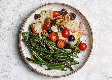 Mediterranean Baked Cod