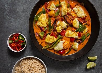 Red Coconut Curry Norwegian Cod