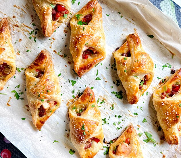 Norwegian Salmon and Feta Puff Pastry