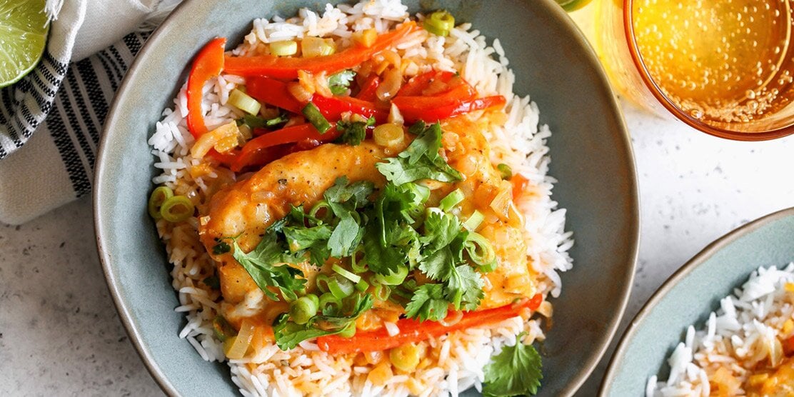 Thai-Inspired Coconut Cod