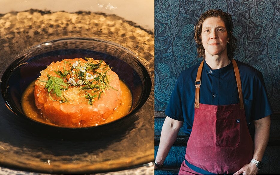  Chef Dana Younkin and her dish